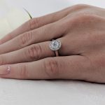 Platinum 0.56ct Diamond Solitaire Ring