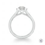 Platinum 0.56ct Diamond Solitaire Ring