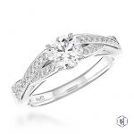 Platinum 0.68ct Diamond Engagement Ring