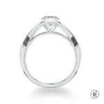Platinum 0.68ct Diamond Engagement Ring