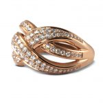 18ct Rose Gold Diamond Cocktail Ring