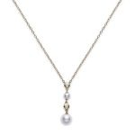 18ct Yellow Gold Pearl Necklace