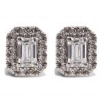 18ct White Gold Diamond Earrings diamond Earrings