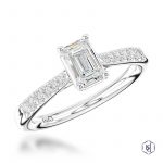 Platinum Classic Skye 0.77ct Diamond Engagement Ring