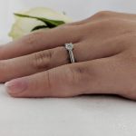 Platinum 0.20ct Diamond Engagement Ring