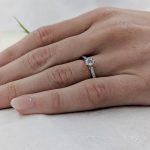 Platinum 0.44ct Diamond Engagement Ring