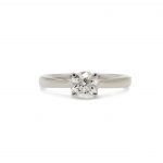 Platinum 0.51ct Diamond Engagement Ring