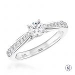 Platinum 0.60ct Diamond Engagement Ring