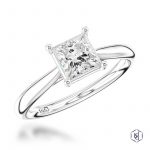 Platinum 0.82ct Diamond Engagement Ring