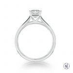Platinum 0.82ct Diamond Engagement Ring