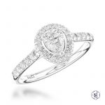 Platinum Skye pear 0.59ct Diamond Engagement Ring