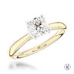 18ct Yellow Gold 0.90ct Diamond Engagement ring