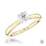 Platinum and 18ct Yellow Gold 0.50ct Dimaond Engagement Ring
