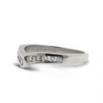 Platinum 0.33ct Diamond Wedding Ring