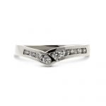 Platinum 0.33ct Diamond Wedding Ring