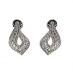 18ct White Gold 1.12ct Diamond earrings