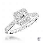 Platinum Skye Princess 0.56ct Diamond Ring