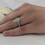 Platinum Skye Pear 1.09ct Diamond Ring
