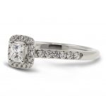 Platinum Skye Princess 0.56ct Diamond Ring