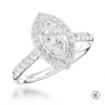 Platinum Skye Marquise 0.85ct Diamond Ring