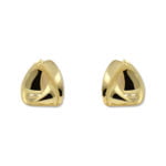 9ct Yellow Gold Loop Stud Earrings