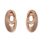 9ct Rose Gold Oval Earrings