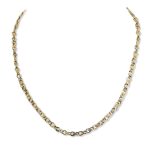 9ct Yellow and White Gold Necklace