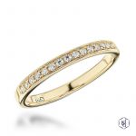 18ct Yellow Gold 0.15ct Diamond Engagement Ring