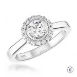 Platinum Skye 0.63ct Diamond Engagement Ring
