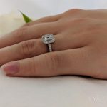 Platinum 0.45ct Diamond Engagement Ring