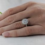 Platinum 1.0ct Round Diamond Ring