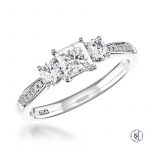 Platinum 1.03ct Diamond Engagement Ring