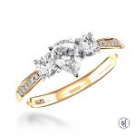 18ct Yellow Gold 0.76ct Diamond Engagement Ring