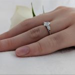 Platinum Florentine 0.61ct Diamond Engagement Ring