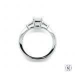 Platinum 0.70ct Diamond Engagement Ring
