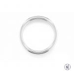 Platinum 0.15ct Diamond Memoire Engagement Ring