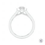 Platinum 0.45ct Diamond Engagement Ring