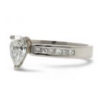 Platinum 0.78 ct Diamond Engagement ring