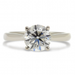 Platinum Solitaire 2ct Diamond Engagement Ring