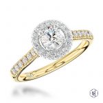 18ct Yellow Gold 0.72ct Diamond Engagement Ring