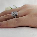 Platinum and 1.52ct Diamond Engagement Ring