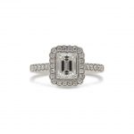 Platinum and 1.52ct Diamond Engagement Ring