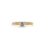 18ct Yellow Gold 0.45ct Diamond Engagement Ring