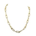 9ct Yellow Gold 45cm Link Necklace
