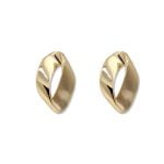 9ct Yellow Gold Twist Stud Earrings