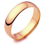 18ct Rose Gold Light Court Wedding Ring