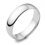 Platinum Light Court Wedding Ring