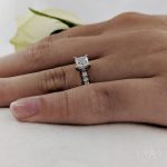 Platinum Classic Skye 0.96ct Diamond Engagement Ring