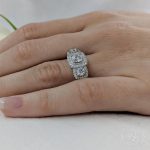 Platinum 1.24ct Diamond Engagement Ring