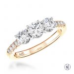 18ct Yellow Gold Classic Skye 0.85ct Diamond Engagement Ring